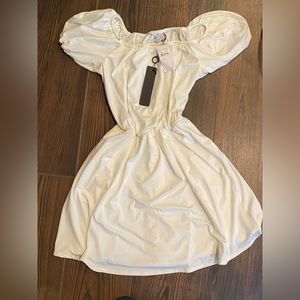 NWT Black Halo White Dress